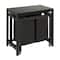 Honey Can Do Black Double Sorter Folding Table